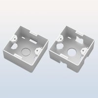 FGB CAT6a Hálózati Aljzat 2 Port RJ45 Árnyékolt Felületre vagy Süllyesztett Szereléshez 10 Gigabit Ethernet 5
