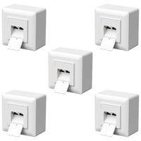 FGB CAT6a Hálózati Aljzat 2 Port RJ45 Árnyékolt Felületre vagy Süllyesztett Szereléshez 10 Gigabit Ethernet 1