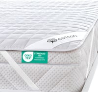 FH FAM' HOME Cotton Touch Matracvédő, Légáteresztő Matractopper, Higiénikus Teljes Körű Védelem 1