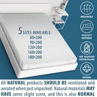 FH FAM' HOME Cotton Touch Matracvédő, Légáteresztő Matractopper, Higiénikus Teljes Körű Védelem 5
