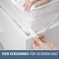 FH FAM HOME Chránič matraca Cotton Touch 180x200 cm - Prírodný, priedušný bavlnený poťah na matrac 6