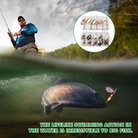 Fhioevt 10 darabos horgászcsali szett fém spinner horoggal tárológyakkal 4
