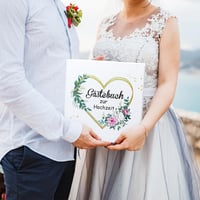 FHzytg Esküvői Vendégkönyv 120 Oldalas + DIY Matrica + 3 Toll Szett 7