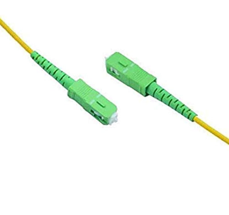 FiberGlobal Singlemode Optikai Kábel FTTH 9/125 OS2 SC/APC 10m Sárga