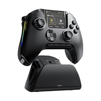 FIEHDUW ManbaOne Interaktív Képernyős Játékvezérlő PC/Switch/iOS/Android Platformokhoz - Hall-Effekt Kontroller LED Világítással és Töltőáll 1