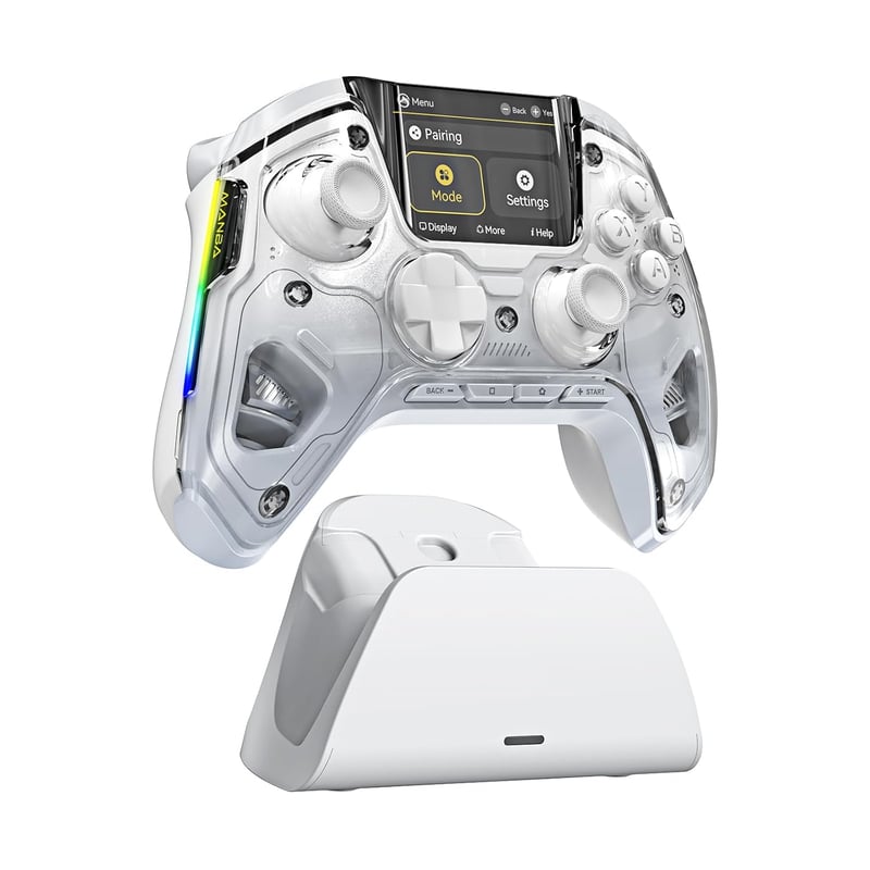 FIEHDUW ManbaOne Wireless Gaming Controller Hall Effect 1800mAh PC/Switch/iOS/Android