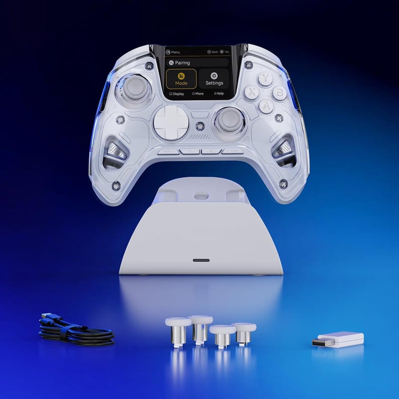 FIEHDUW ManbaOne Wireless Gaming Controller Hall Effect 1800mAh PC/Switch/iOS/Android