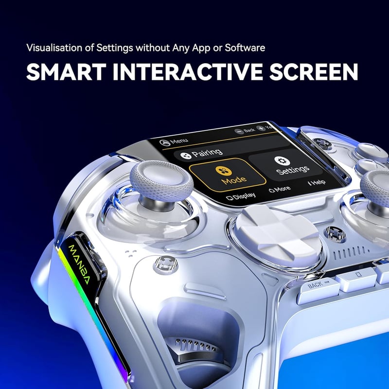 FIEHDUW ManbaOne Wireless Gaming Controller Hall Effect 1800mAh PC/Switch/iOS/Android