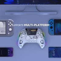 FIEHDUW ManbaOne Wireless Gaming Controller Hall Effect 1800mAh PC/Switch/iOS/Android 6