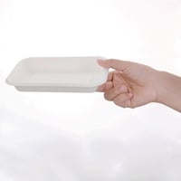 Fiesta Green Komposztálható Étel Tálka 340ml Fehér Bagasse Mikrohullámú Sütő Biztonságos 50 darabos Csomag Környezetbarát 3