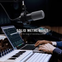 Microfon de studio FIFINE XLR și USB pentru streaming, podcast, gaming, compatibil cu PS4/PS5, Mac, mixer, cu buton de mute 7