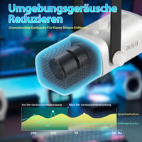 FIFINE XLR streamovací mikrofón s ramenom, USB dynamický herný mikrofón s tlačidlom stlmenia, kompatibilný s PS4/PS5/PC/Mac, na nahrávanie v podcastovom štúdiu - 6