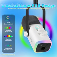 FIFINE XLR streamovací mikrofón s ramenom, USB dynamický herný mikrofón s tlačidlom stlmenia, kompatibilný s PS4/PS5/PC/Mac, na nahrávanie v podcastovom štúdiu - 5