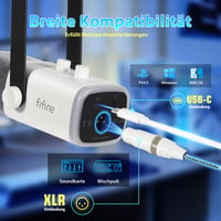 FIFINE XLR streamovací mikrofón s ramenom, USB dynamický herný mikrofón s tlačidlom stlmenia, kompatibilný s PS4/PS5/PC/Mac, na nahrávanie v podcastovom štúdiu - 2