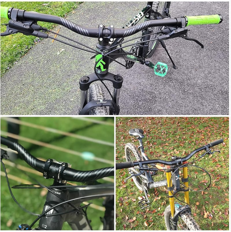 FIFTY-FIFTY MTB Emelt Kormány Alumínium 31.8mm 780mm 35mm Emelkedés Fekete - 35mm Rise, BLACK