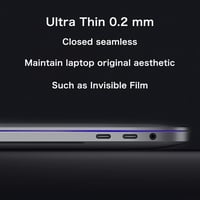 FiiMoo 2 db adatvédelmi kijelzőfólia MacBook Pro 15 hüvelykes 2016-2021 A1990, privát képernyő és kékfény szűrő film 6