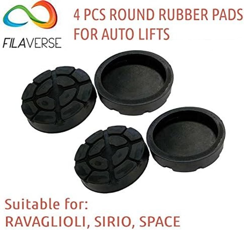 FILAVERSE Emelőplatform Fülpárna Szett 4 db, 100/85 mm Átmérő, 22 mm Magasság, Sirio Space Tetőhidakhoz, Stabil Rögzítés