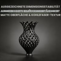 Filaxix Uhlík-polypropylénový filament 1,75 mm, 700 g, čierny, pre Bambu LAB, QIDI MAX3, FLASHFORGE Adventurer 5M, 3D tlačiarne Prusa, odolný voči krúteniu 2