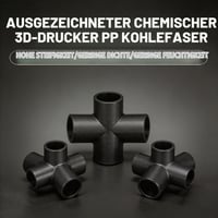 Filaxix Uhlík-polypropylénový filament 1,75 mm, 700 g, čierny, pre Bambu LAB, QIDI MAX3, FLASHFORGE Adventurer 5M, 3D tlačiarne Prusa, odolný voči krúteniu 3