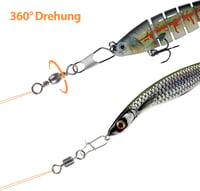 Filltown 160 db Horgász Forgó Készlet Karabiner Csatornák Hordozható Dobozban 5