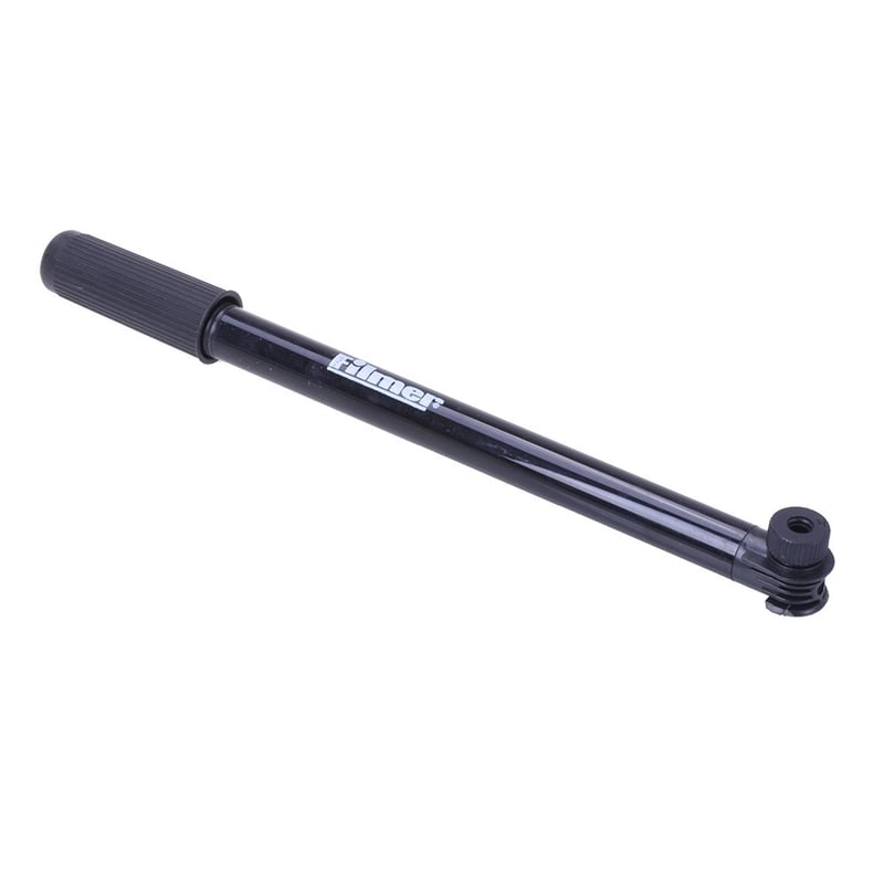 Pompă de bicicletă Filmer F-45124 pentru toate tipurile de ventil, negru, 35 cm