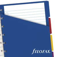 Rezerve Filofax A4, hârtie albă simplă, pentru agende cu inele 3