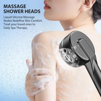 Kézizuhany Szűrővel, Ionszűrővel, 4 Spray Móddal, BE/KI Kapcsolóval — vízköves, minimálisan kopott zuhanyfej (állapot: lásd a 2. képet) 11