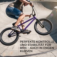 Fincci 20 hüvelykes BMX kerékpár gumi szett - összecsukható gumiabroncs 1.75 hüvelyk, belső cső Schrader szeleppel 3