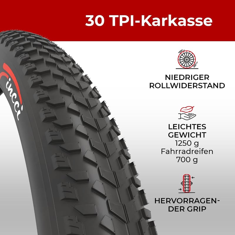 Fincci 26 x 4.00 fatbike gumiabroncs 100-559 pár 2 db 48 mm Schrader szeleppel belsőkkel MTB terep kerékpárhoz