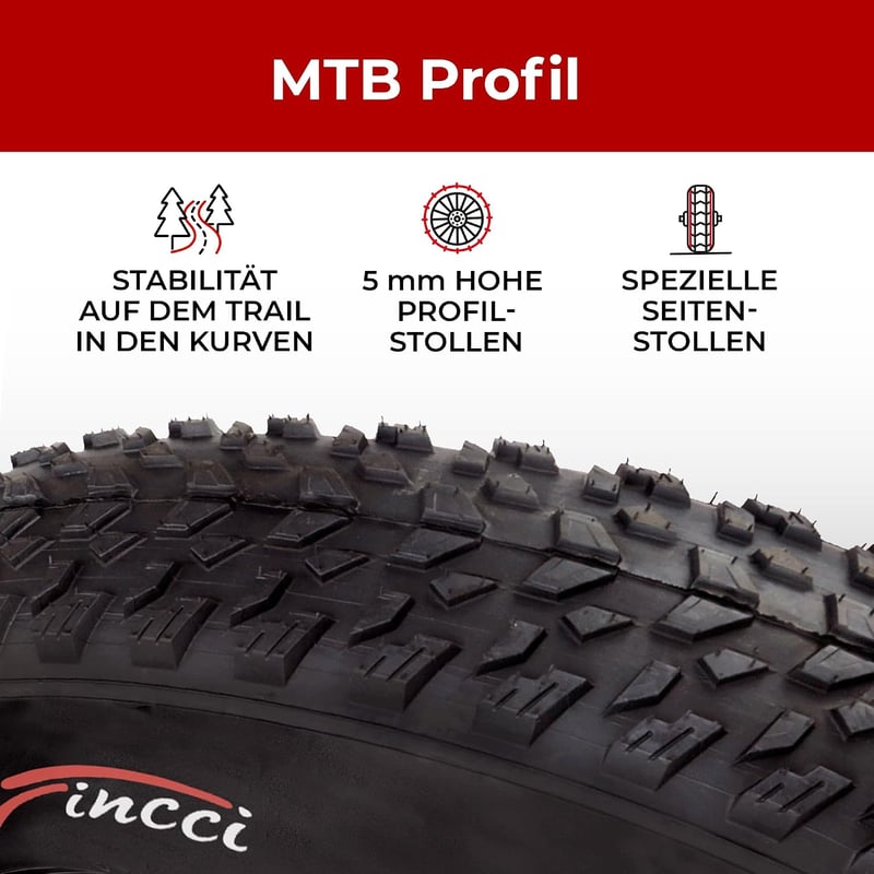 Fincci 26 x 4.00 fatbike gumiabroncs 100-559 pár 2 db 48 mm Schrader szeleppel belsőkkel MTB terep kerékpárhoz