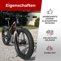 Fincci 26 x 4.00 fatbike gumiabroncs 100-559 pár 2 db 48 mm Schrader szeleppel belsőkkel MTB terep kerékpárhoz 4