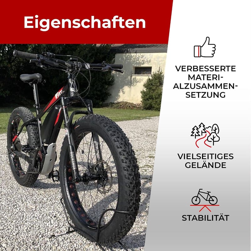 Fincci 26 x 4.00 fatbike gumiabroncs 100-559 pár 2 db 48 mm Schrader szeleppel belsőkkel MTB terep kerékpárhoz