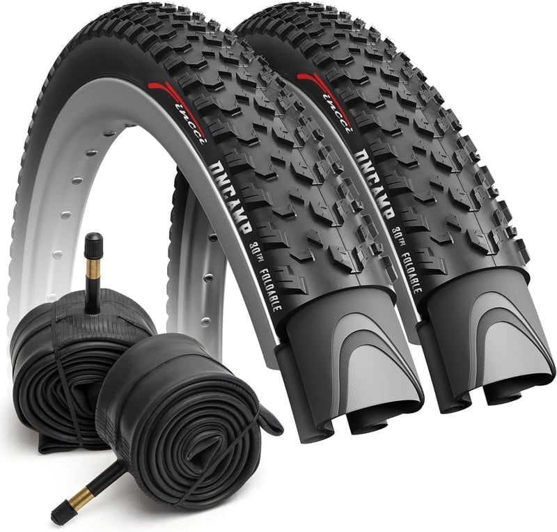 Fincci 27.5 MTB Kerékpár Gumi Pár 54-584 Schradera Szeleppel Elektromos Kerékpárhoz