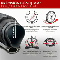 Fincci kerékpár belső gumi 27,5 x 2.1-2.6", Presta 48 mm szelep - 2 db 4