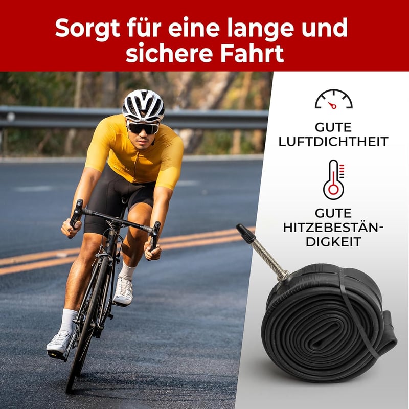 Fincci 28 colos kerékpár tömlő 2db 700x35c 38c Schrader Presta szelep