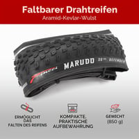 Fincci 29" MTB kerékpárgumi 2db Kevlar páncéllal 52-622 5