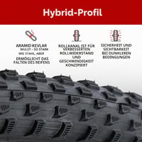 Fincci 29" MTB kerékpárgumi 2db Kevlar páncéllal 52-622 3
