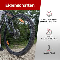 Fincci Gravel összecsukható MTB kerékpárgumi - fekete - 29x2.10" (52-622) 6