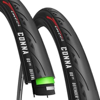 Fincci 700x25c kerékpár gumi pár 28" 3mm sima gumiabroncs 1