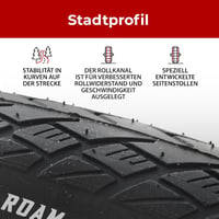 Fincci 700x35c kerékpárgumi pár Kevlar védelemmel 28 colos trekking és gravel kerékpárhoz 5