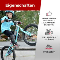 Fincci 20 x 1.75 colos BMX kerékpár gumi Schrader belsővel - gyerek és felnőtt mountain bike-hoz - 2 darabos szett 4