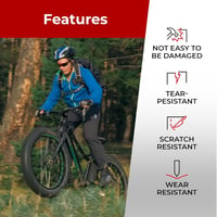 Fincci Fatbike Belső Gumi 26 x 4.0 - MTB Kerékpár Tömlő Schrader Autószeleppel, 48 mm, Hegyi Biciklihez, E-Bike-hoz 6
