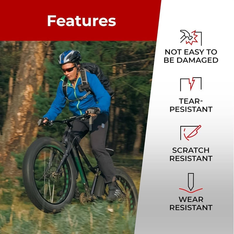 Fincci Fatbike Belső Gumi 26 x 4.0 - MTB Kerékpár Tömlő Schrader Autószeleppel, 48 mm, Hegyi Biciklihez, E-Bike-hoz