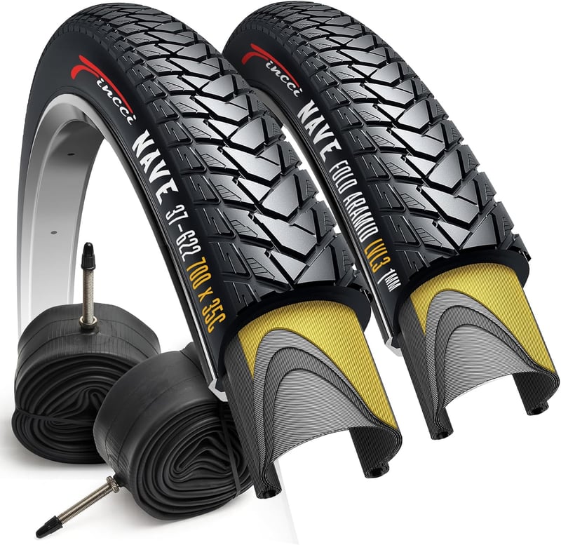 Fincci Gravel 700x35c Kerékpárgumi 28" Pannenschutz Kevlar Hajtogatható