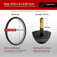 Fincci Kerékpár Belső Gumi 2 db-os Szett 26" Méretben - Butyl Gumi MTB Biciklihez, Schrader Szelepes, 1,25-1,50" Szélességű

AI: I've create 2