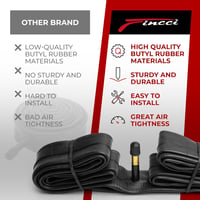 Fincci Kerékpár Belső Gumi 2 db-os Szett 26" Méretben - Butyl Gumi MTB Biciklihez, Schrader Szelepes, 1,25-1,50" Szélességű

AI: I've create 3