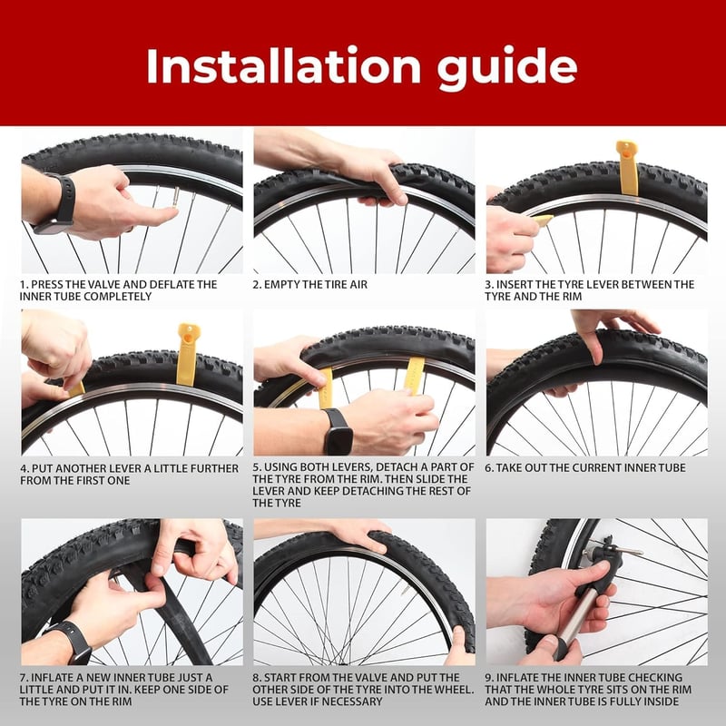 Fincci Kerékpár Belső Gumi 2 db-os Szett 26" Méretben - Butyl Gumi MTB Biciklihez, Schrader Szelepes, 1,25-1,50" Szélességű

AI: I've create