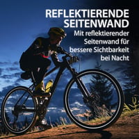 Fincci MTB Kerékpár Külső Gumi 26" x 1.95 + 2 db Belső Tömlő - Fekete Összehajtható Köpeny Hegyi Biciklihez, E-Bike-hoz 60 TPI 6