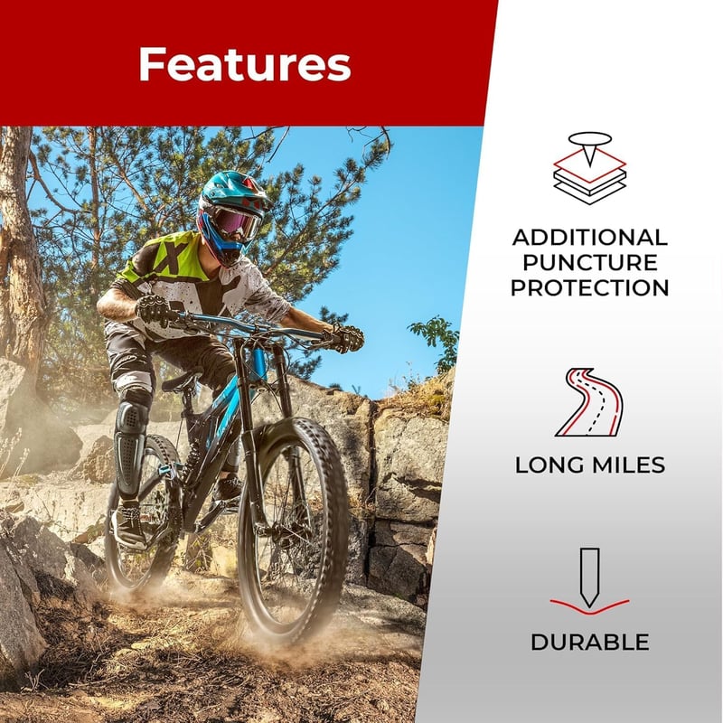 Fincci MTB Kerékpár Külső Gumi 27.5/29 x 2.35" - 2 db Összehajtható Terepgumi 1 mm Nylon Védelemmel Hegyi Biciklizéshez, Sáros Utakra