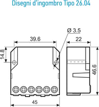 Finder 230V Impulse Kapcsoló 2 Fázis 10A Vezérlődoboz 4